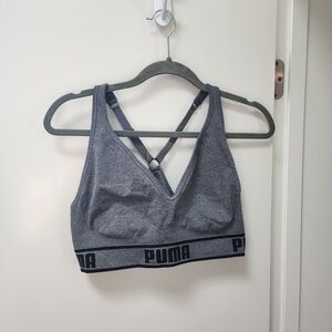 Puma Gray Sports Bra Size XL